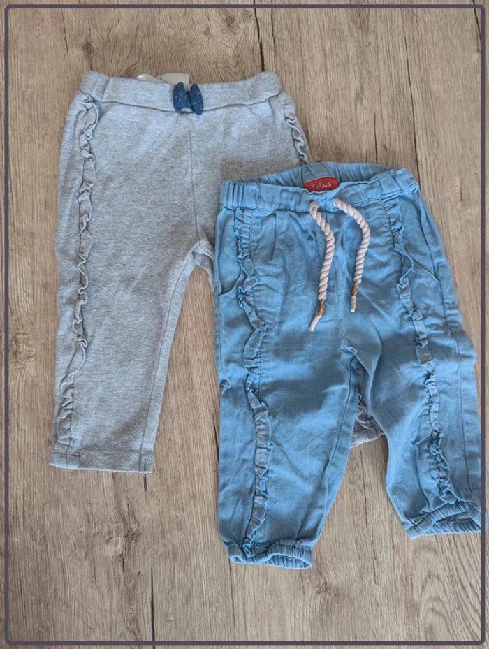 Lot de 2 pantalons 6 mois
