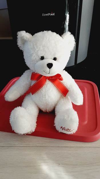 Ours en peluche blanc Hamleys 30 cm Neuf