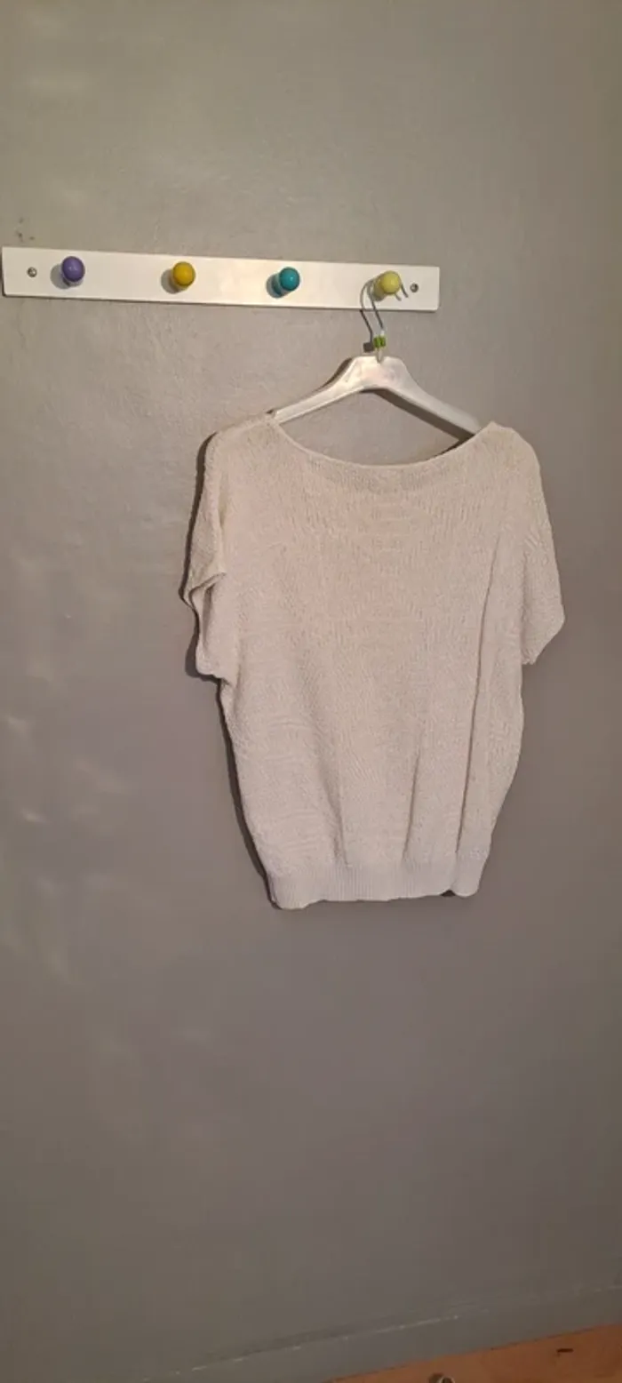 Débardeur blanc - Marque inconnue - Taille 40 - Bon état. - photo numéro 11