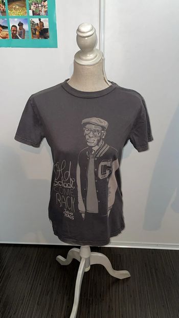 T-shirt Japan Rags gris foncé – Style Old School