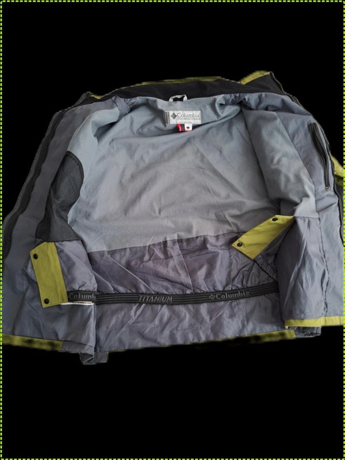 Veste Columbia verte vintage taille L spécial montagne randonnée ski imperméable - photo numéro 3