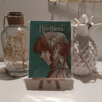 Manga les héritiers d'Agione tome 1 édition limitée exclusive bulle de salon