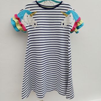 Robe d'été motif licorne