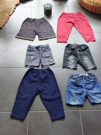 Lot shorts,pantalons 2 ans