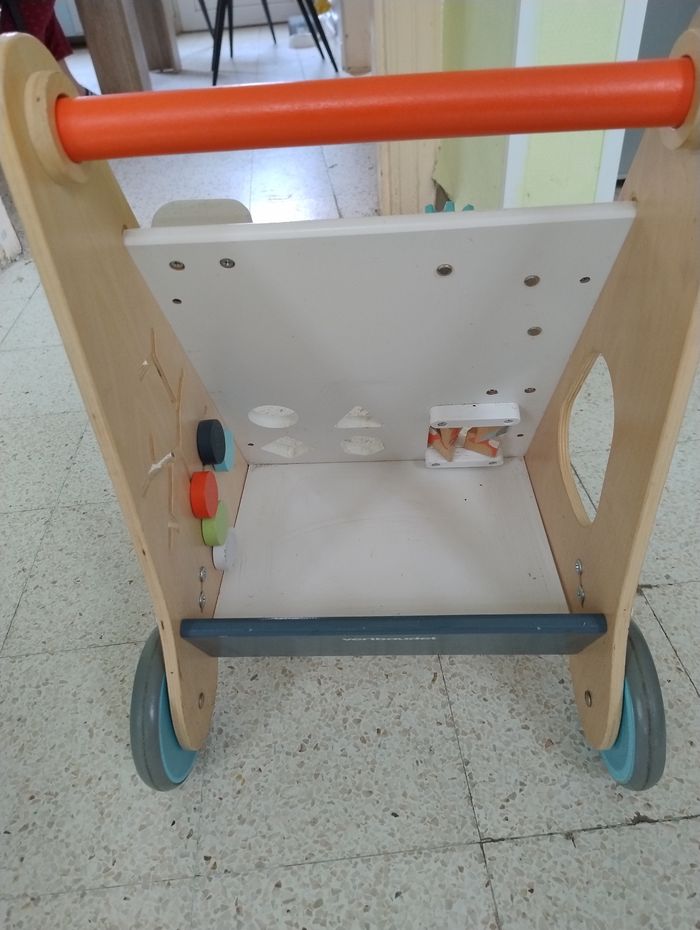 Chariot de marche en bois d'éveil bebe Verbaudet - photo numéro 4