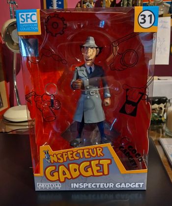 Figurine inspecteur gadget en boîte