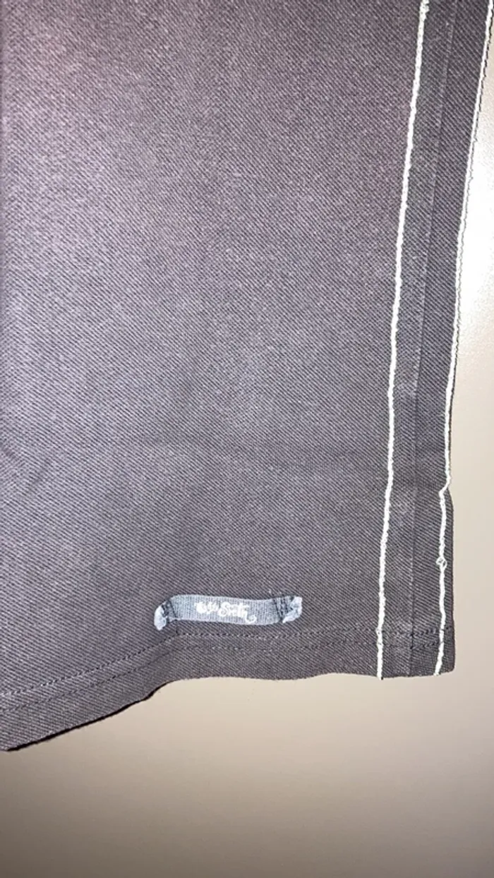 Polo homme manches courtes gris xl Teddy Smith à motifs cousus - photo numéro 5