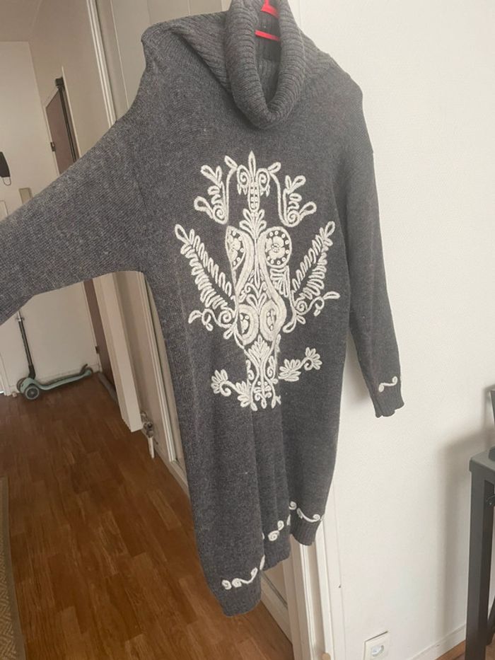 Robe à col roulé vintage René Derhy - photo numéro 2