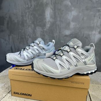 42:En stock : Baskets classiques SALOMON XA PRO 3D (Gris alliage) - Photos réelles
