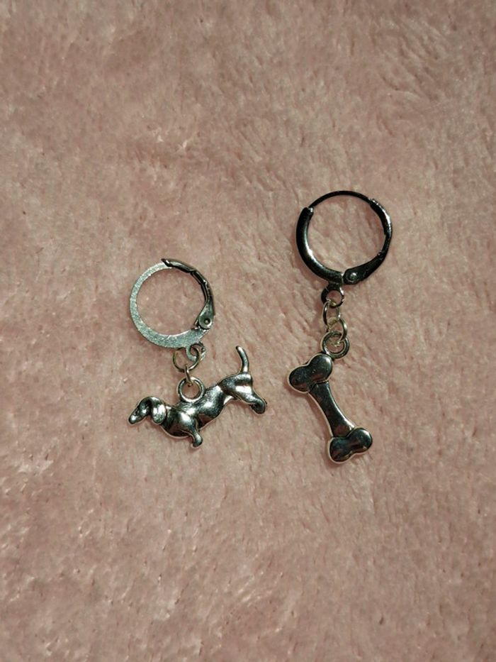 Boucles d'oreilles Chien - photo numéro 2