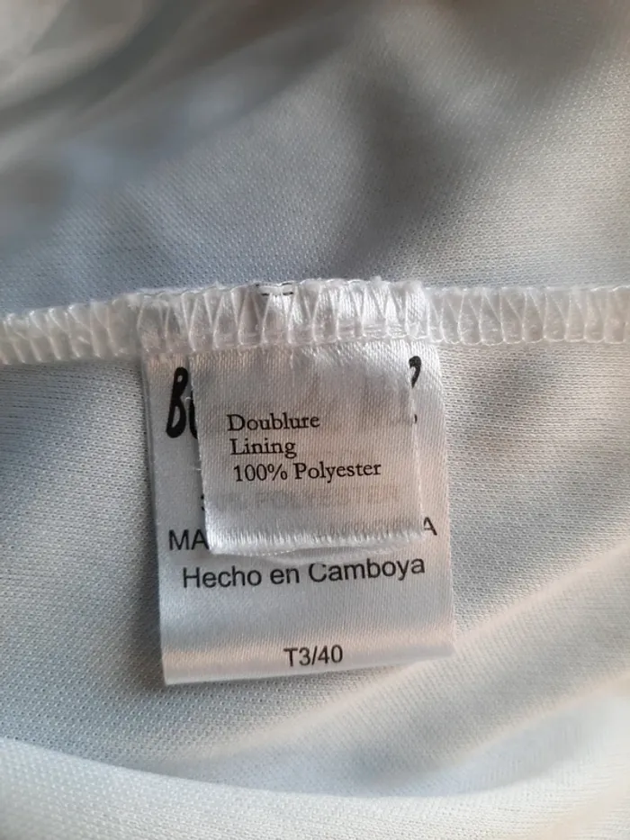 Robe blanche taille 3 blanc du nil - photo numéro 9