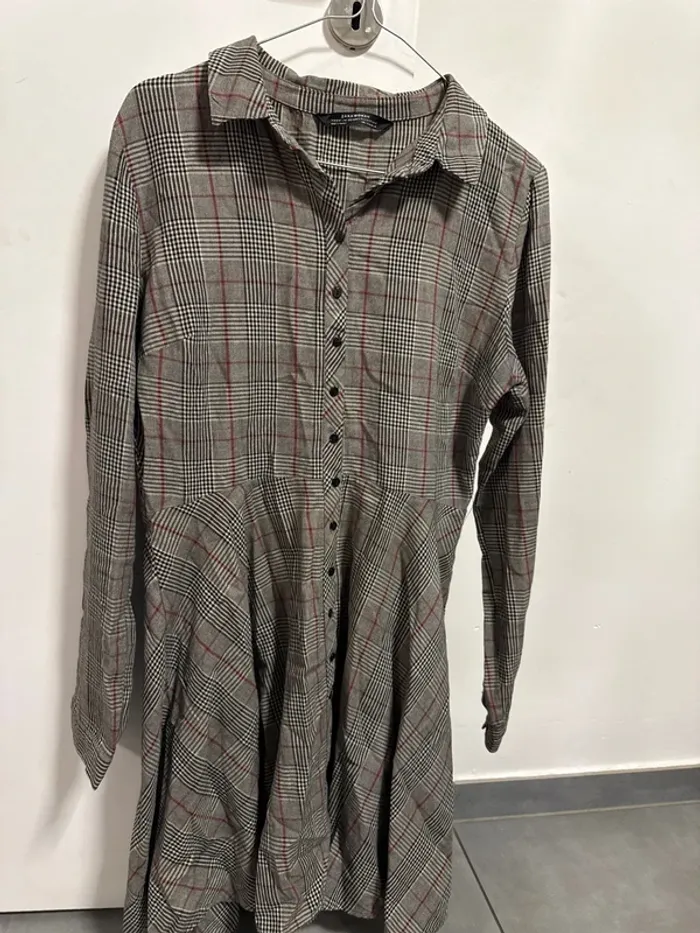Magnifique robe chemise Zara taille L - photo numéro 2