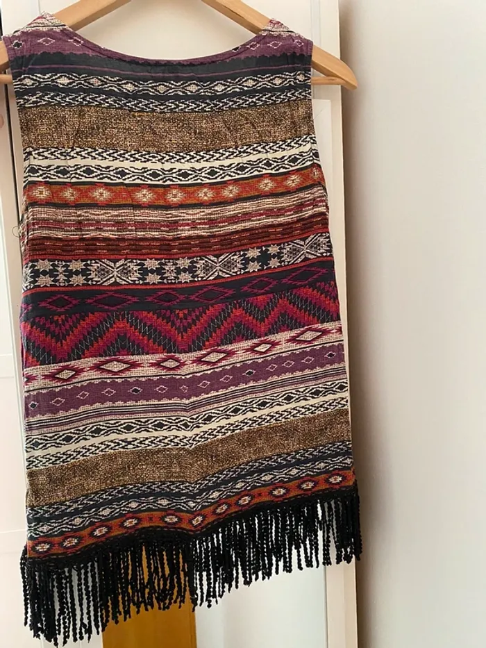 haut à bretelle motif africain