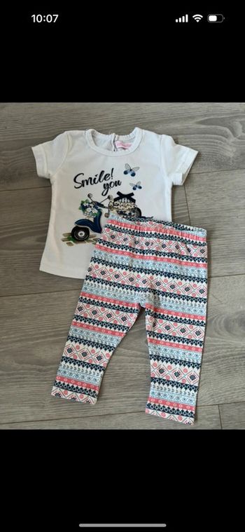 Ensemble Barbouillage taille 6 mois