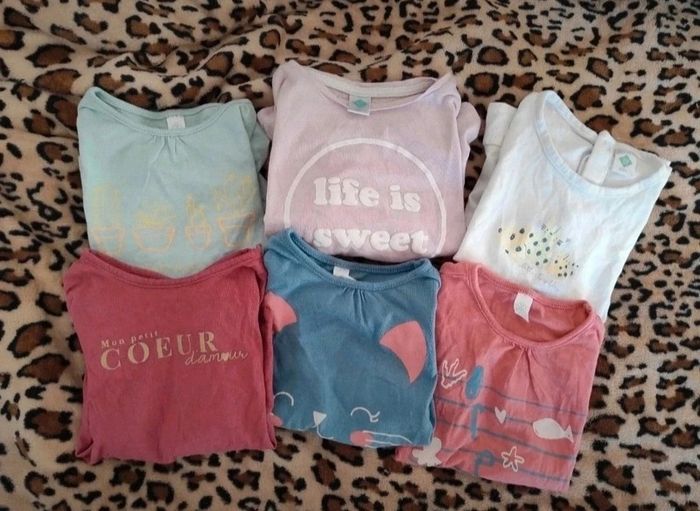 Lot t-shirts, Kiabi, 24 mois