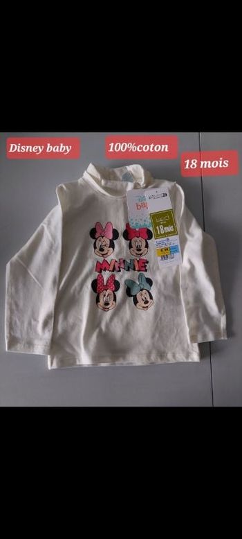Sous pull Minnie fille 18mois
