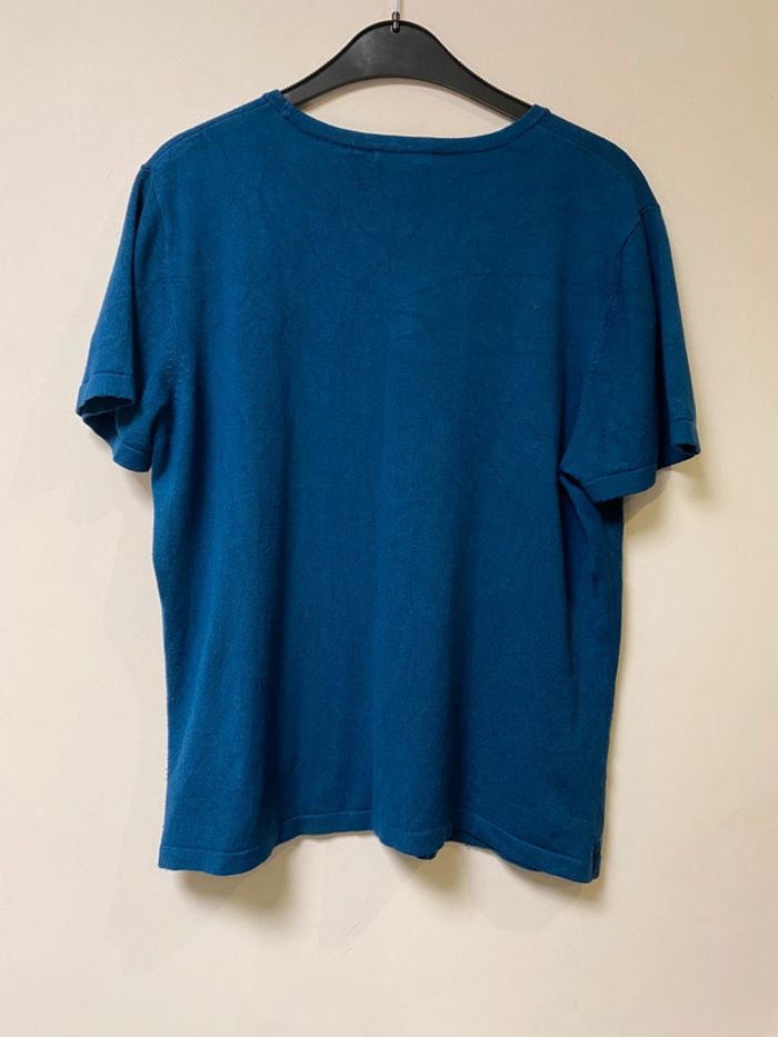 Joli haut bleu canard Punt Roma taille 40 - photo numéro 2
