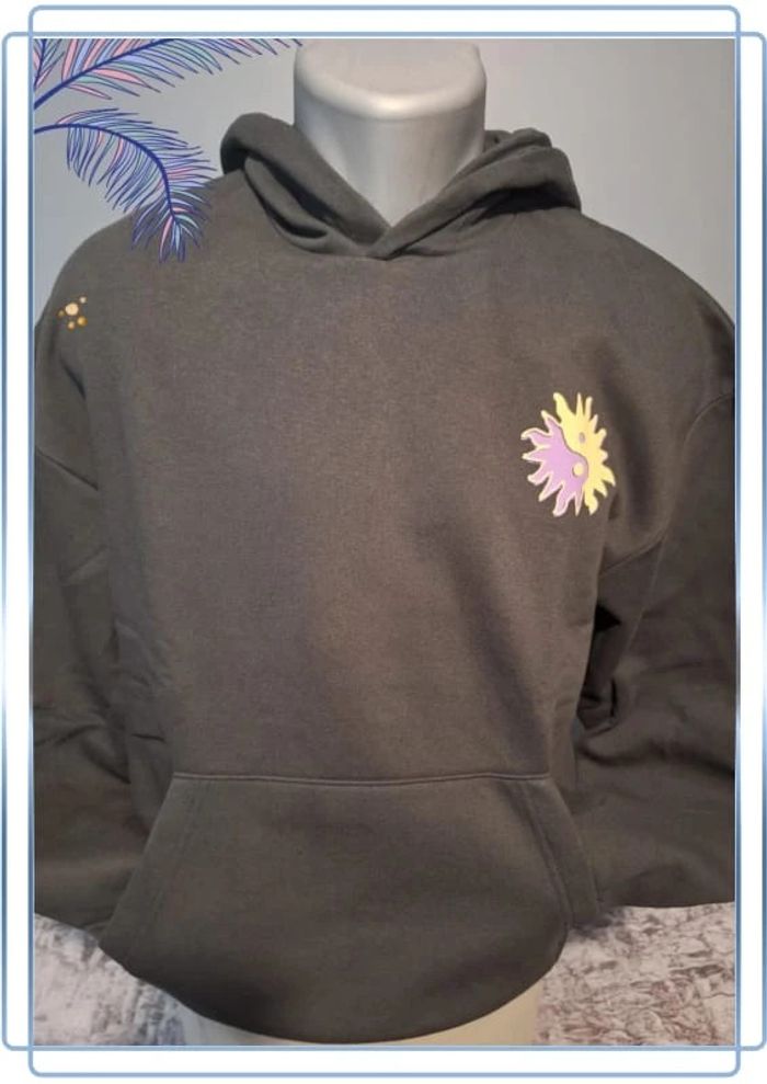 Sweat à Capuche noir jacks et jones unisexe taille S