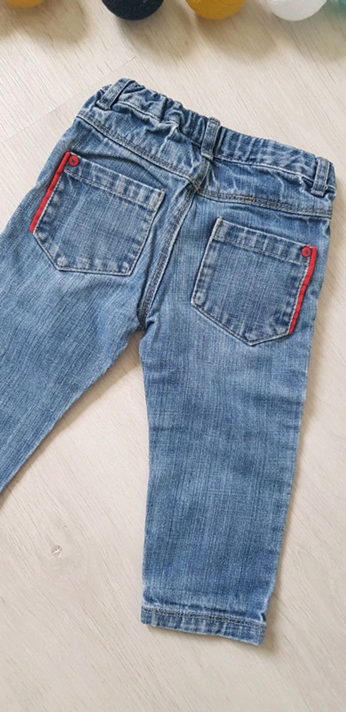 Pantalon jean style délavé 18 mois - photo numéro 3