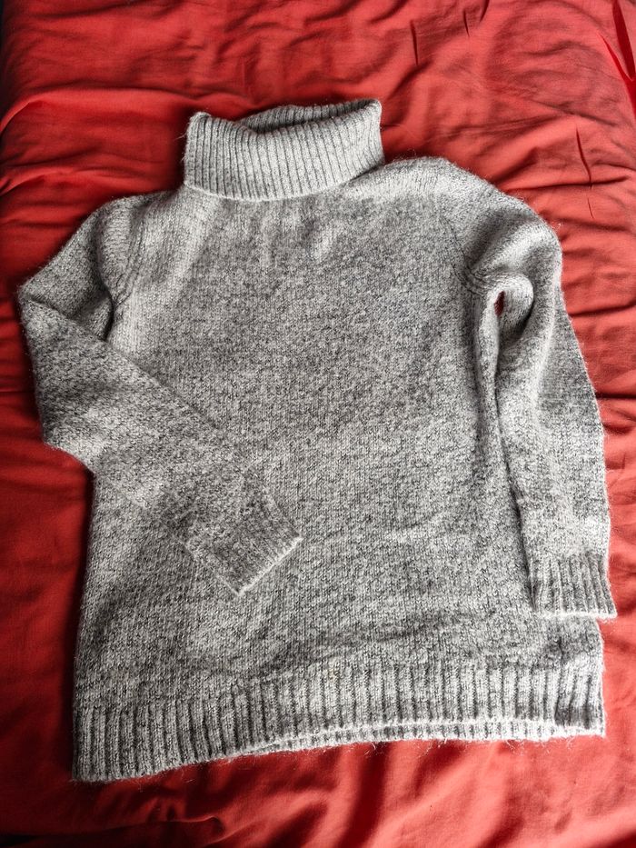 Magnifique pull torsade et col rabattu - photo numéro 9