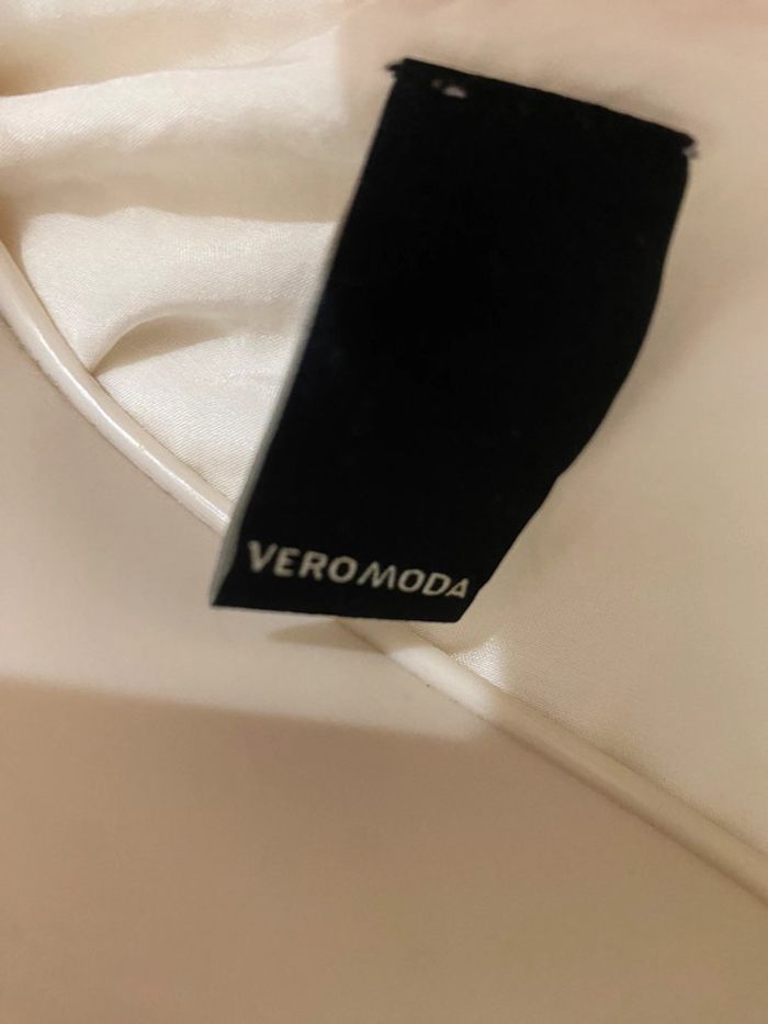 Blouse, Véro Moda, style Paloma, 37 %, soie 63 % coton - photo numéro 7