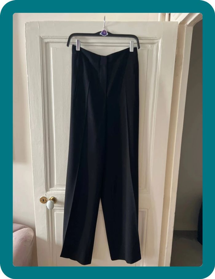 Pantalon Morgan palazzo en crêpe taille 38 - Anne Fontaine