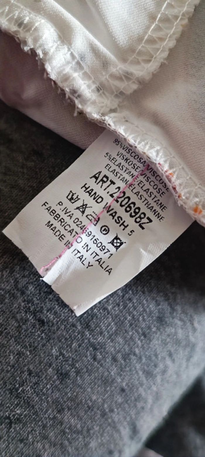 Pantalon léger coeurs "Miss Stephy" made in italy neuf TU - photo numéro 4