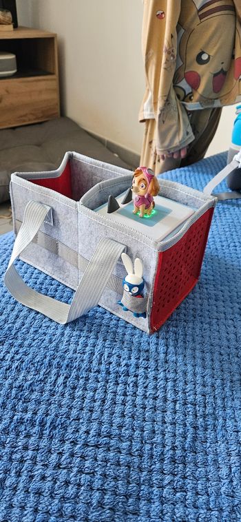 Sac de rangement pour tonies box neuf rouge