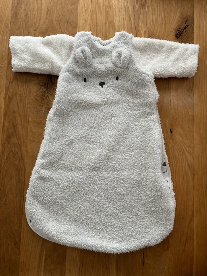 Gigoteuse ourson polaire blanc Verbaudet 6mois - photo numéro 5