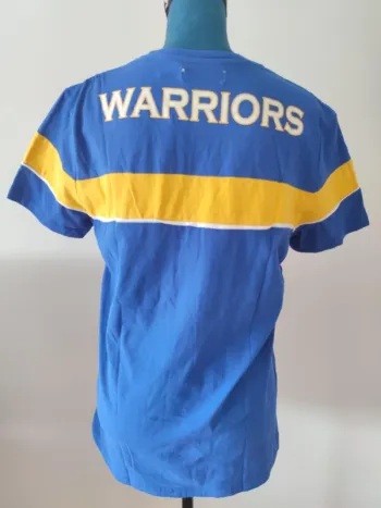 Teeshirt Golden State Warrior bleu et jaune