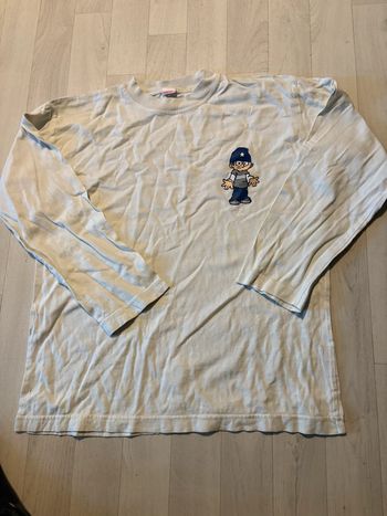 T-shirt blanc manches longues 12 ans 3 suisses très bon état