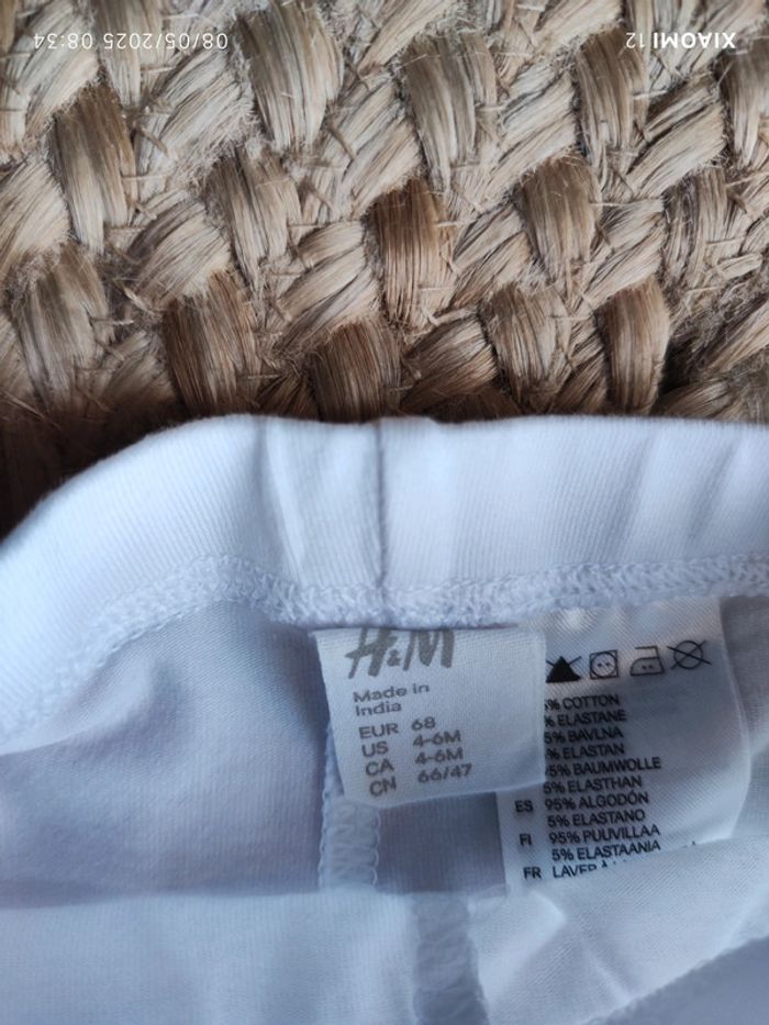 Lot 3 leggings bebe fille 6 mois - photo numéro 3