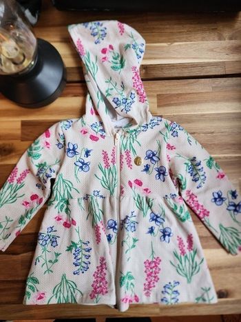Veste à motifs fleurs