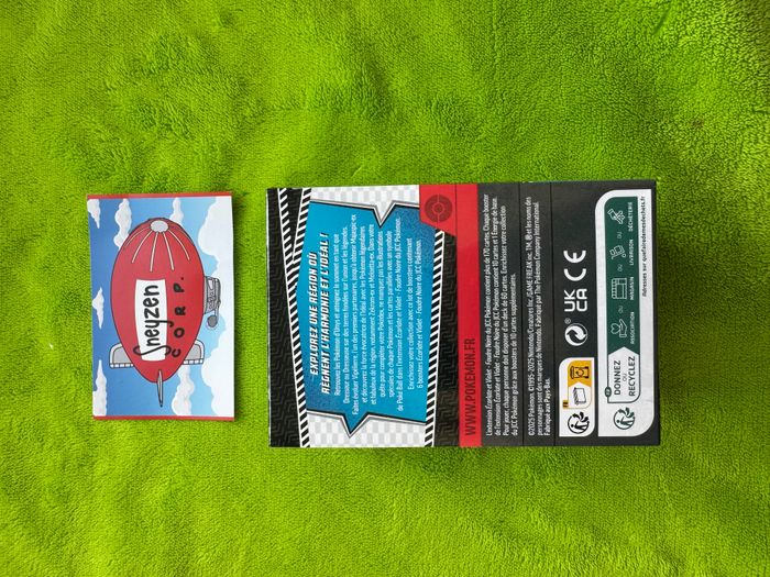 Bundle Pokémon Foudre Noire 6 Boosters EV10.5 Neuf et Scellé - photo numéro 3