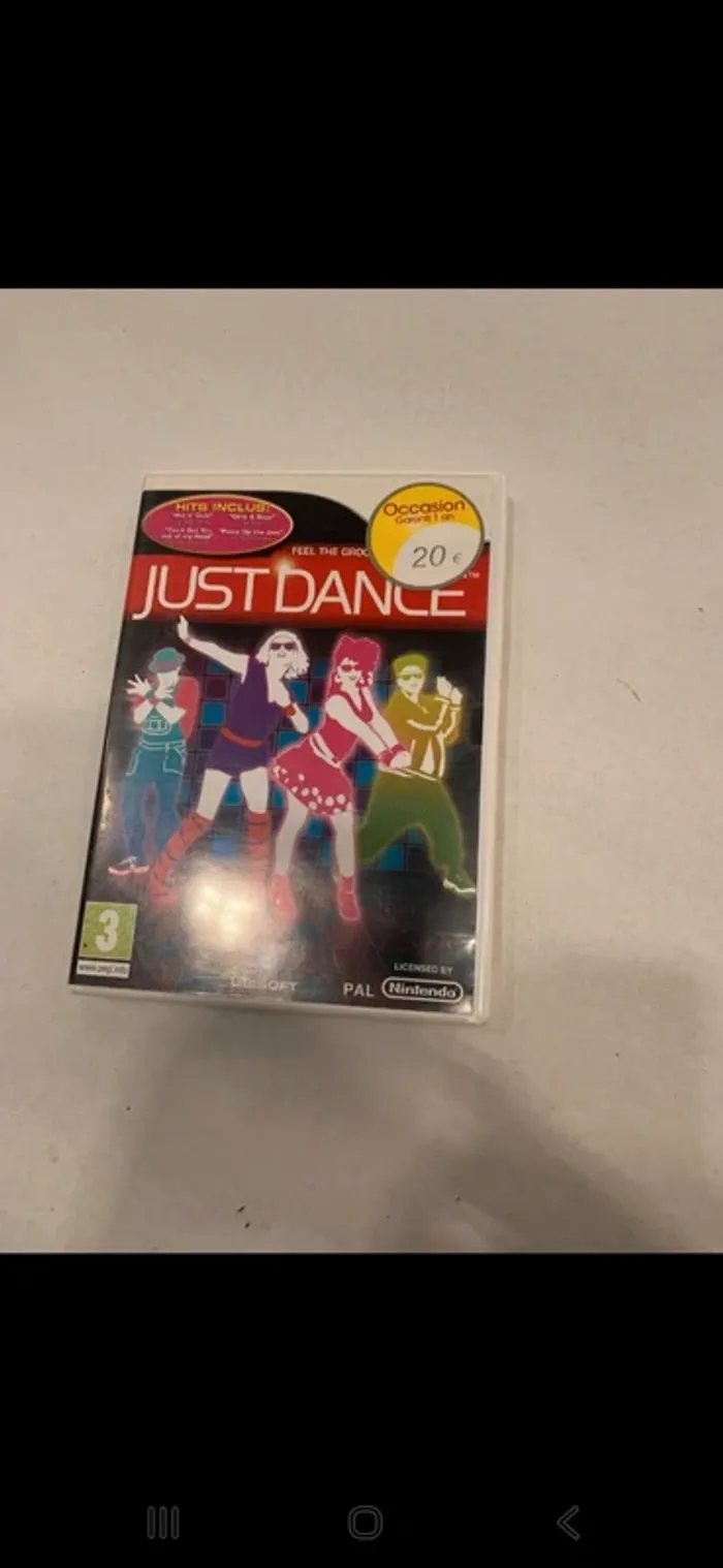Jeu just dance wii