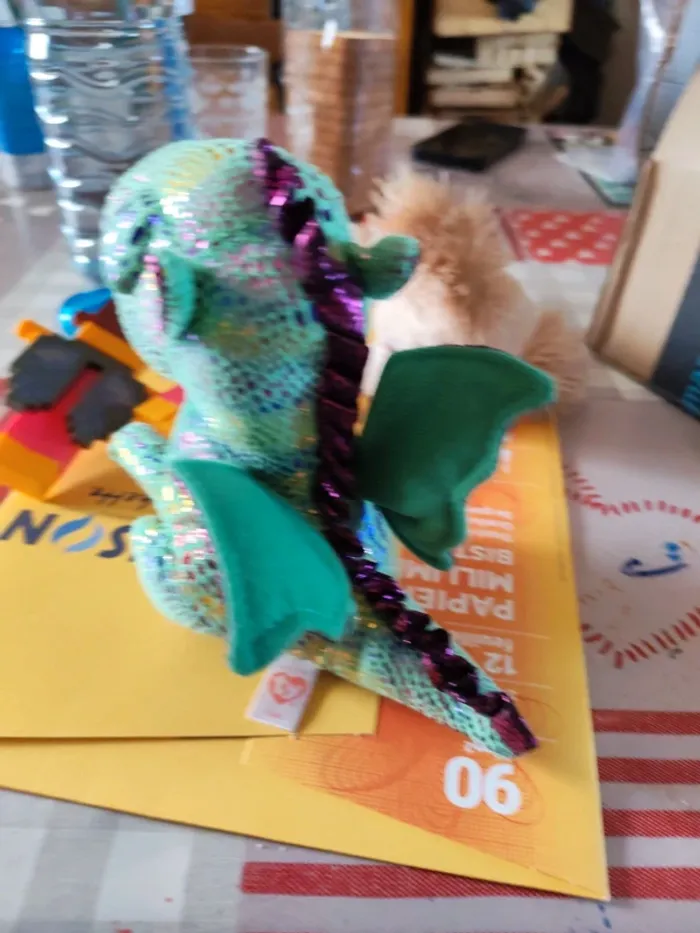 Peluche dragon ty - photo numéro 3
