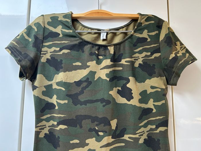 Robe kaki camouflage SHK Mode - Taille M - photo numéro 2