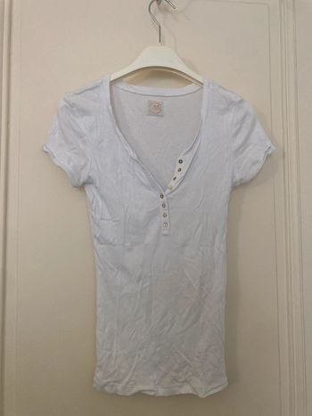 T-shirt blanc Des Petits Hauts, taille 1