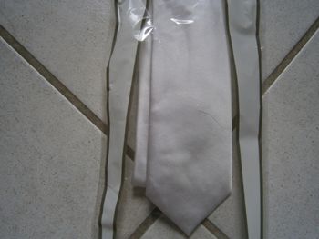 Cravate à nouer blanche en soie