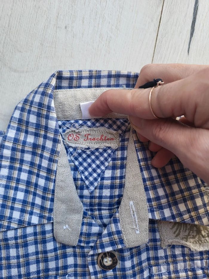 Lot de 2 chemises à carreaux garçon 3ans - photo numéro 8