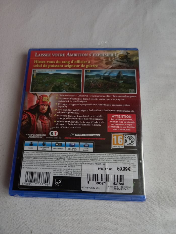 Ps4 nobunaga ambition - photo numéro 2