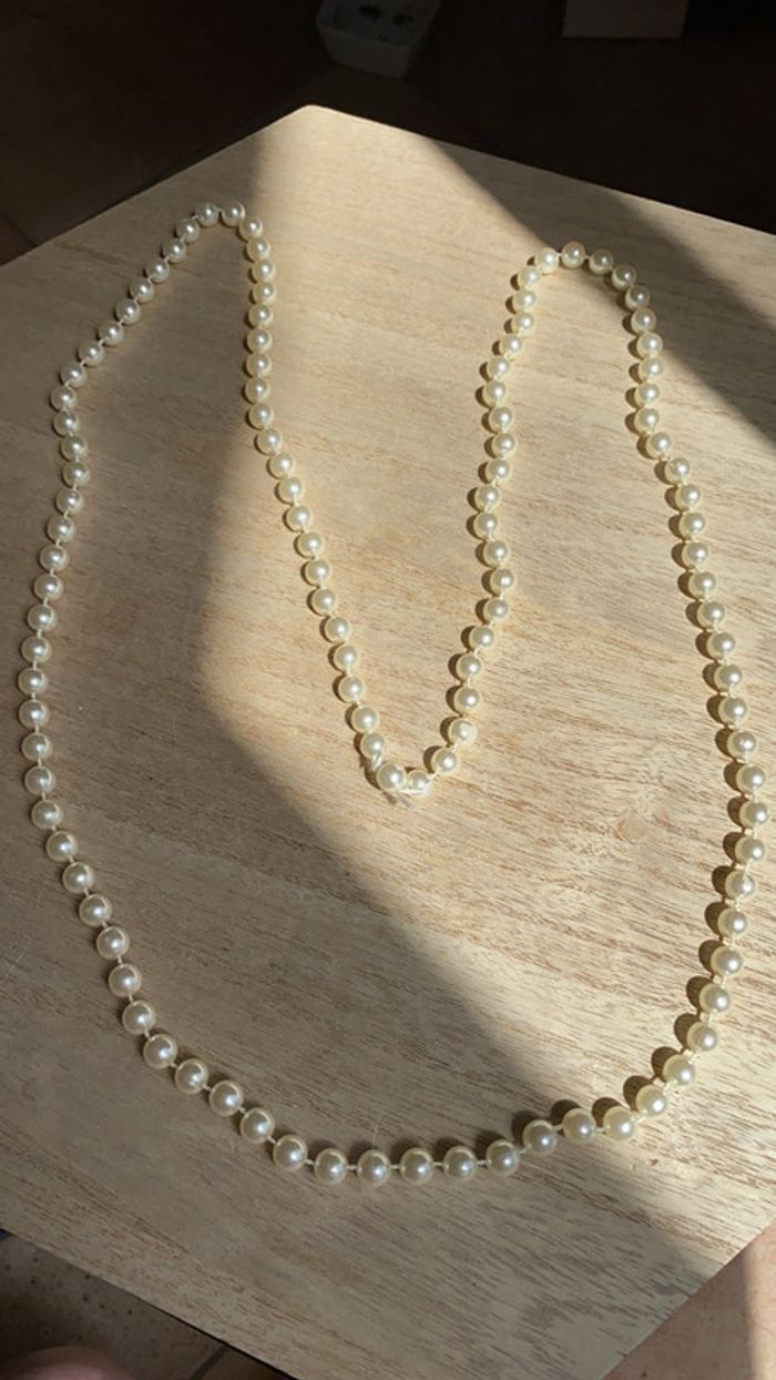 Collier perles fantaisie
