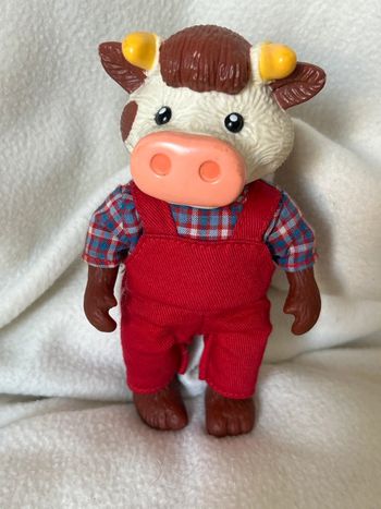 Figurine Les Copains de la Ferme – Berchet (vache fermier)