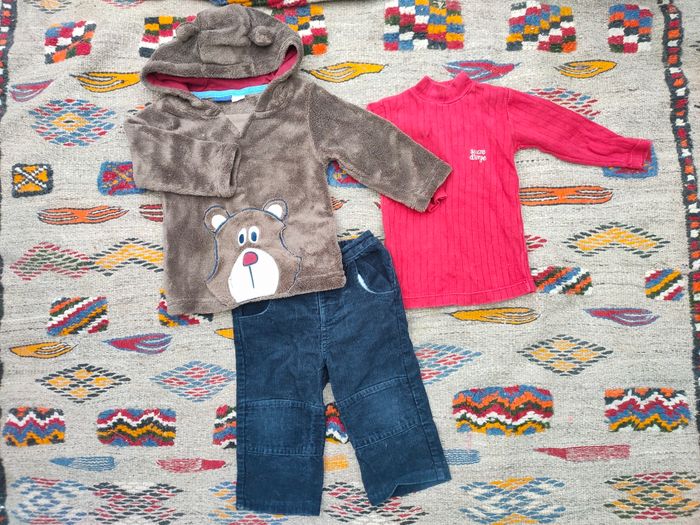 Ensemble chaud bébé garçon 12 mois