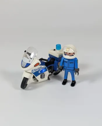Playmobil Policier et moto