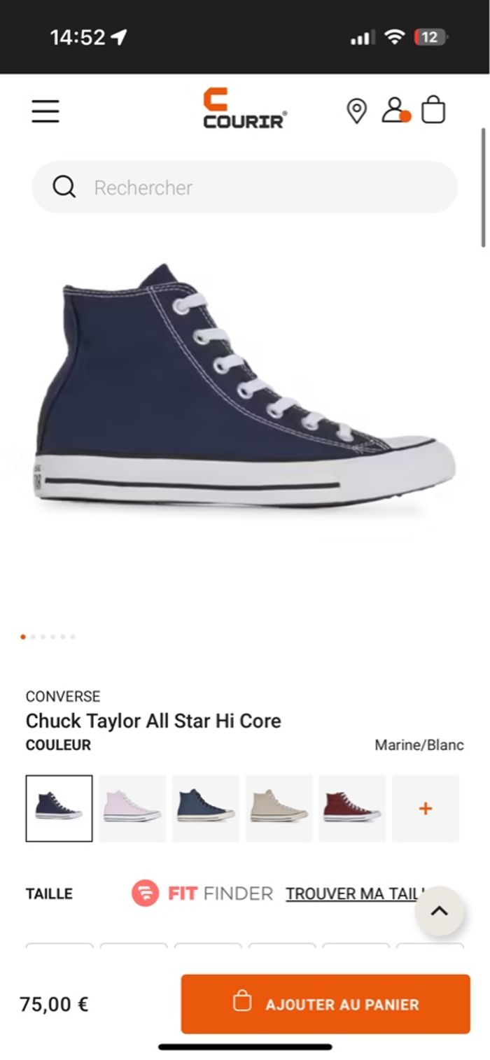Converse Chuck Taylor All Star montantes - neuves - taille 40 - photo numéro 3