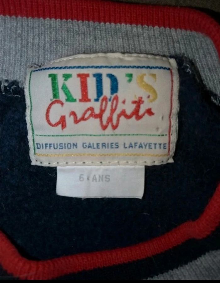 Sweat 4/5 ans kid's graffiti - photo numéro 3