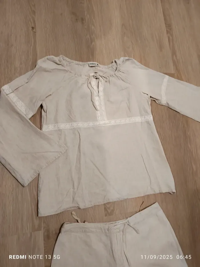 Magnifique ensemble beige c&A by Jessica taille 44 - photo numéro 3