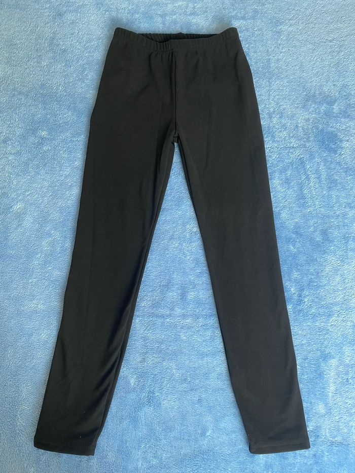 Leggings hiver fille 11/12 ans Noir