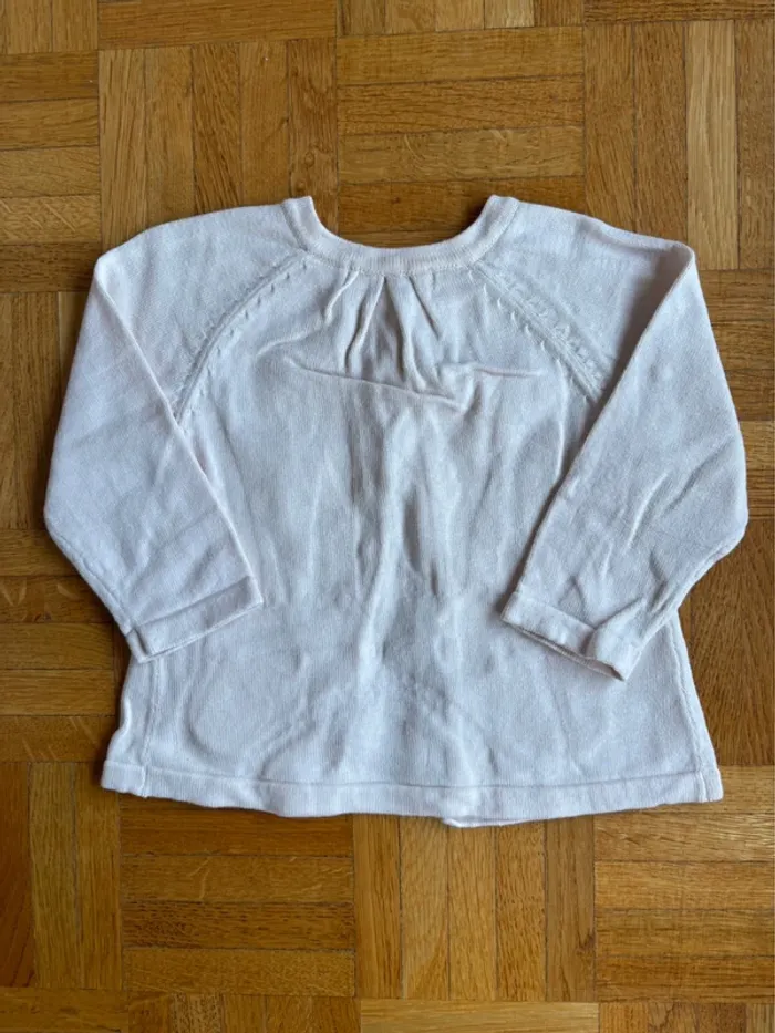 Gilet crème Kitchoun 9 mois parfait état - photo numéro 6